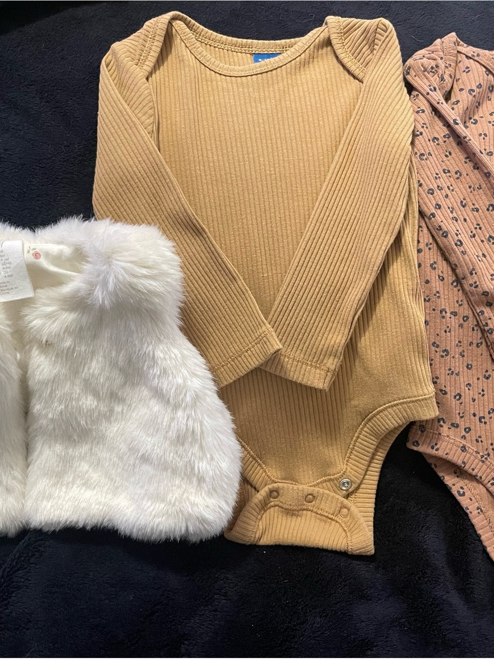 Carter's Ribbed Long-Sleeve Bodysuit in Mustard